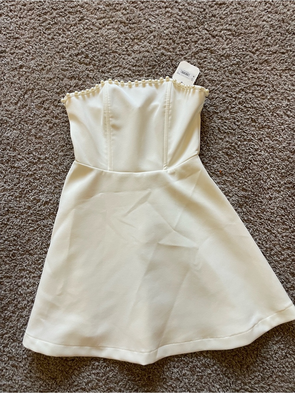 Altrd State pearl strapless mini dress, TAGS ATTACHED, never worn!